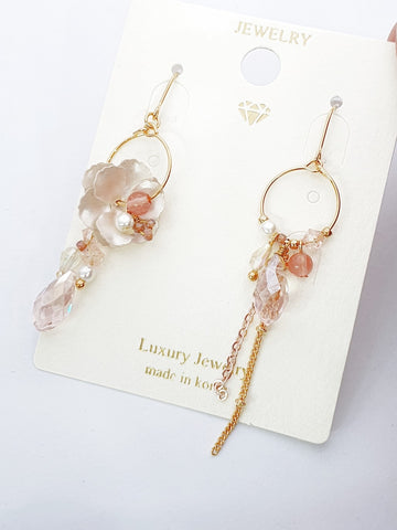 crystal dangle earrings