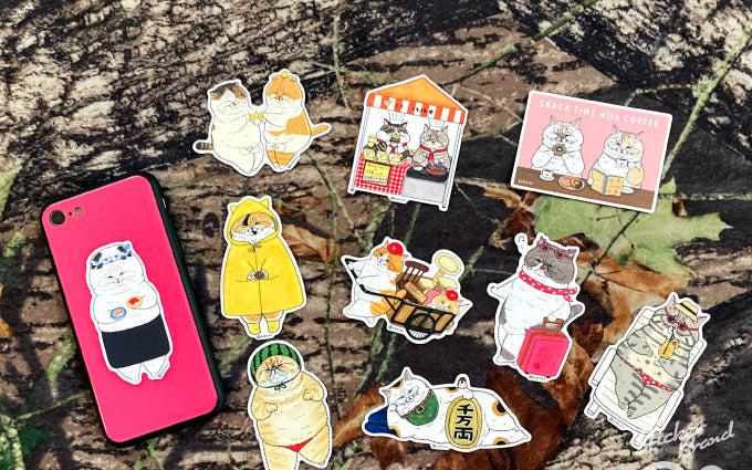 Strange World of Cat Vinyl Sticker- Moving Cats – www.cutecrushco.com