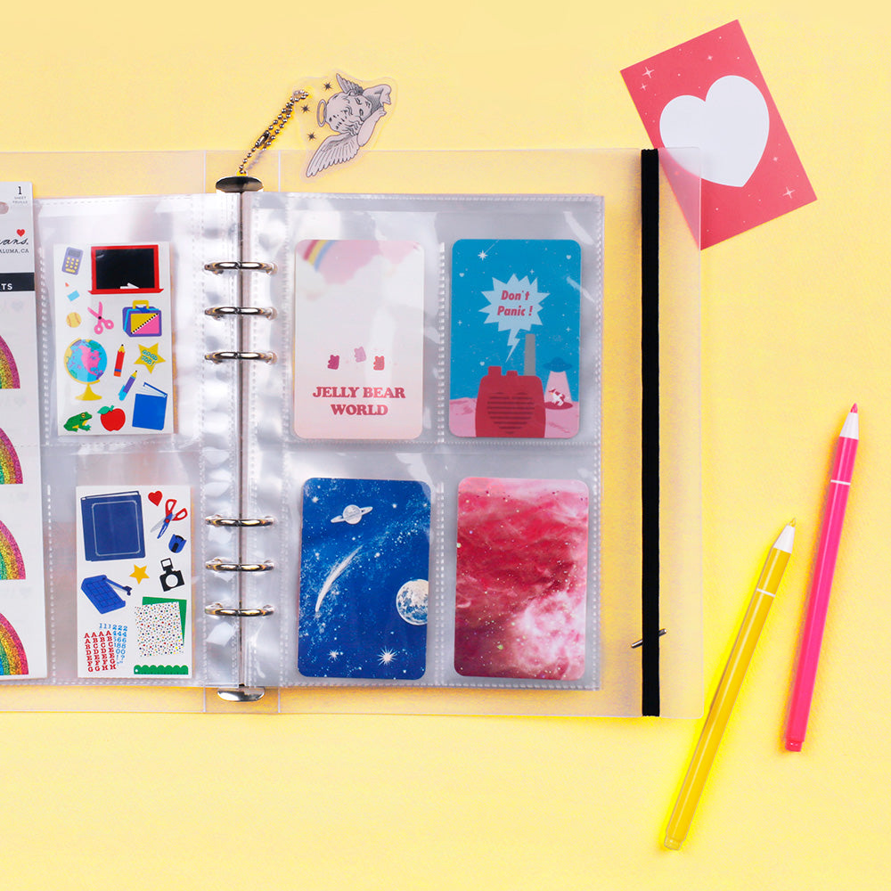 Be On D 6 Ring A5 Photo Card Binder + Pocket Set www.cutecrushco.com Be On D 6 Ring A5 Photo Card Binder + Pocket Set www.cutecrushco.com