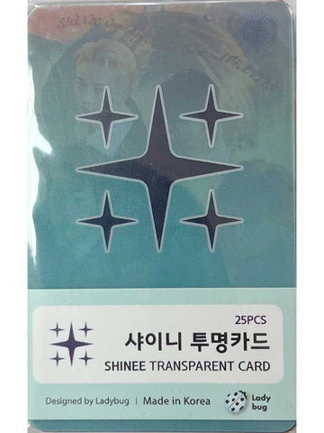 Kpop Transparent Photo Cards-SHINEE JIHA