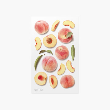 peach sticker set