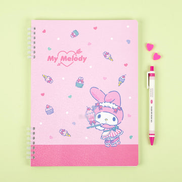 Sanrio My Melody Twin Spiral Ruled Notebook B5 Size Cheonyu