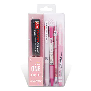 javapen writing pen set pink