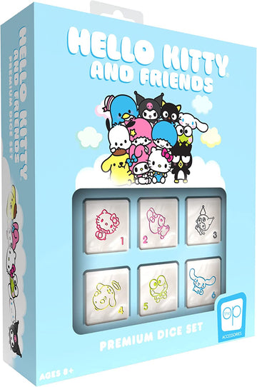 Hello Kitty® and Friends Premium Dice Set www.cutecrushco.com
