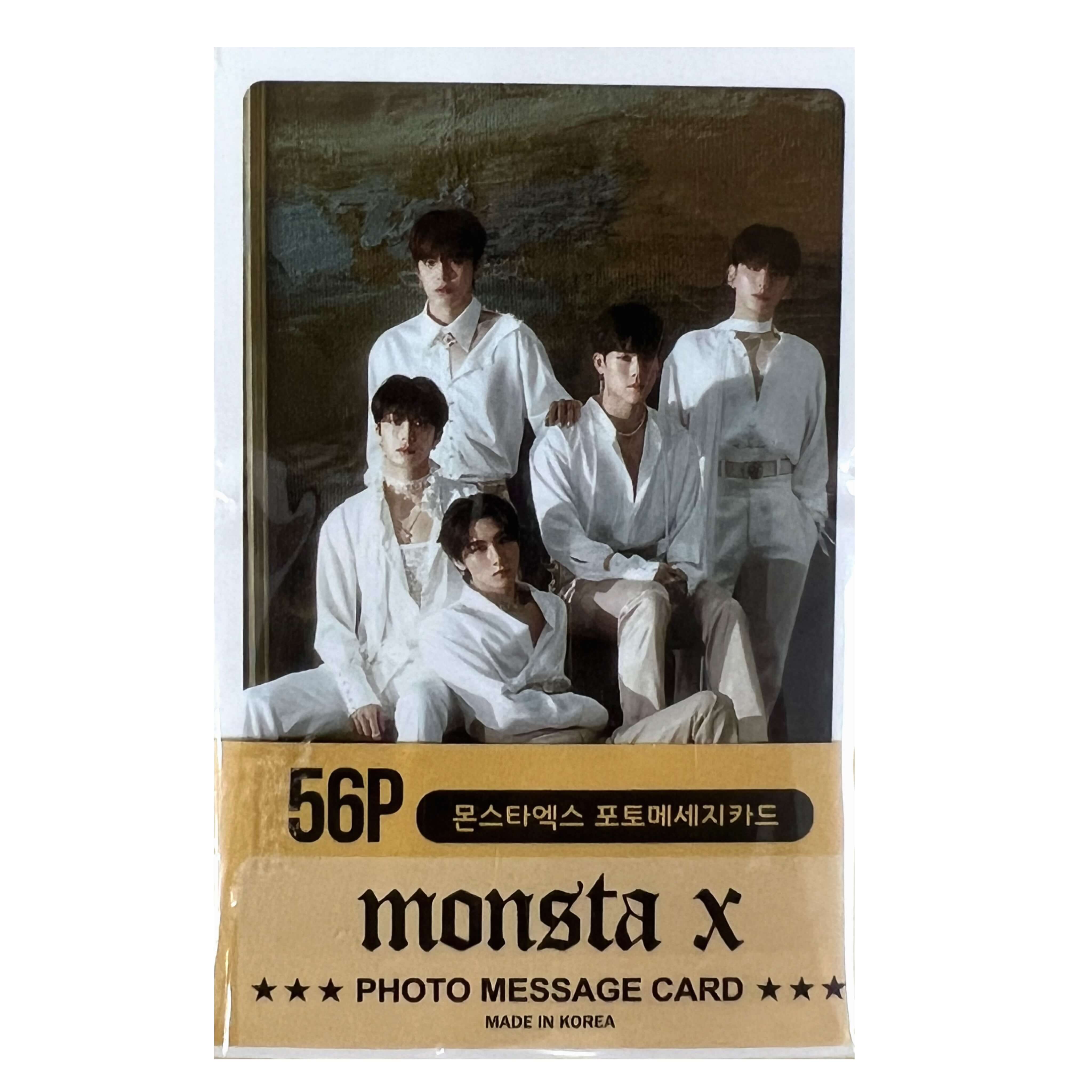 KPOP 56P Photo Message Cards - MONSTA X – www.cutecrushco.com
