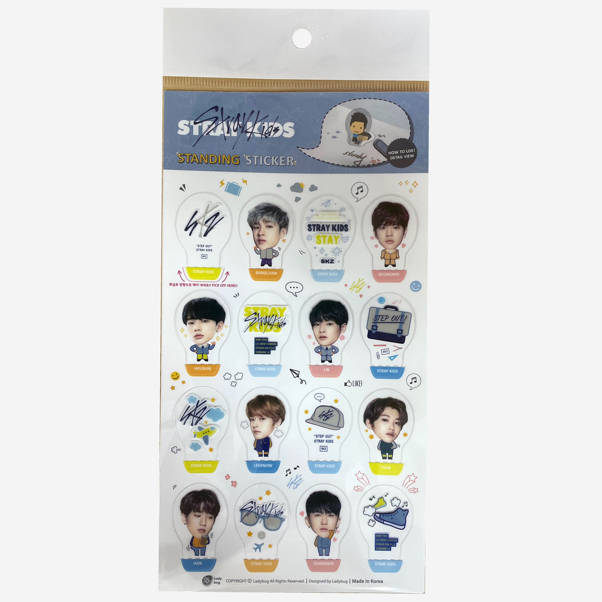 Kpop Standing Sticker - Stray Kids – www.cutecrushco.com