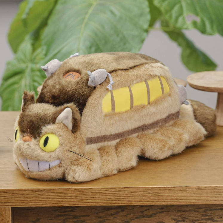 Studio Ghibli My Neighbor Totoro Cat Bus Neko Plush 16 Inch www.cutecrushco