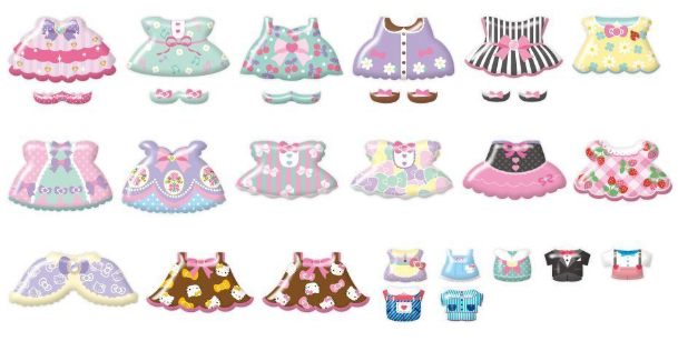puffy hello kitty stickers collection 