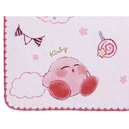 Marushin Face Towel Nintendo Kirby Star 34 x 80cm Kirby Cotton Candy Clouds and Kirby 100% Cotton