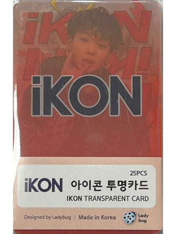 Kpop Transparent Photo Cards-IKON JIHA