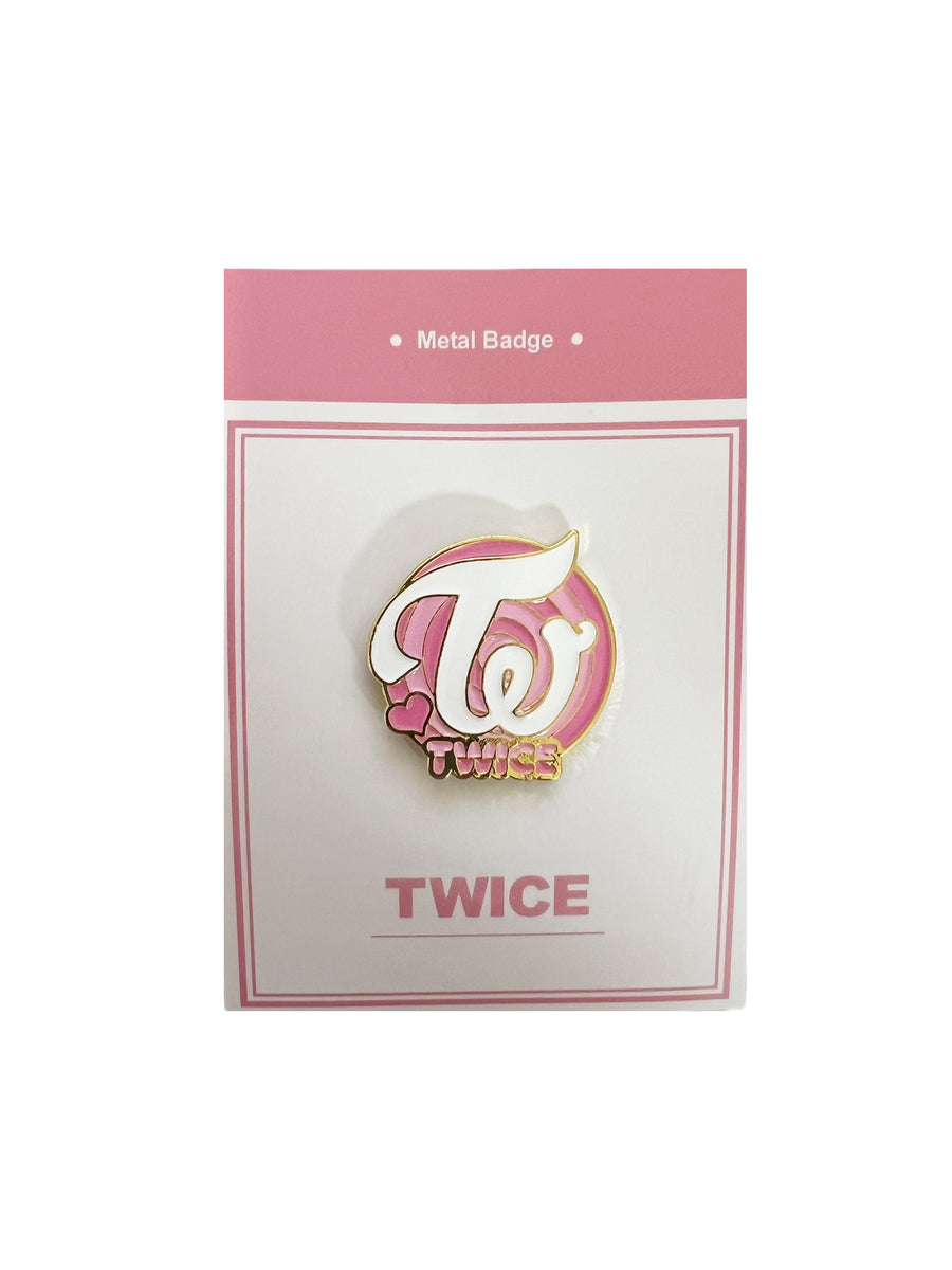 Twice Logo Enamel Pin Metal Badge CUTE CRUSH