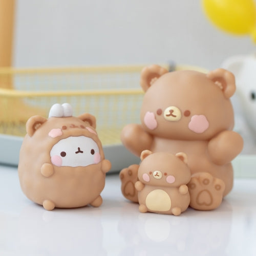 Molang Fluffy Friends Brown ilovecharacter