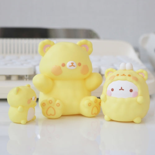 Molang Fluffy Friends Yellow ilovecharacter