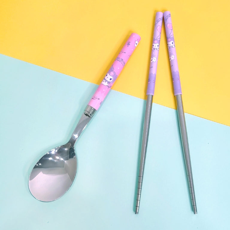 Kuromi Utensil Set