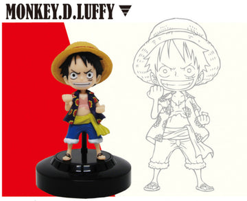 One Piece Luffy Figure Air Freshener - Green Apple Scent www.cutecrushco.com