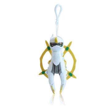 Pokemon Arceus Genuine Plush Rag Bag Charm Doll with Hook 5.1
