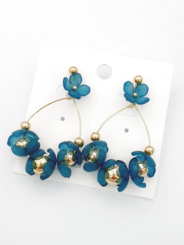 cute flower design earrings