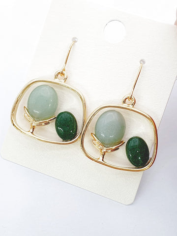 cute stone earrings