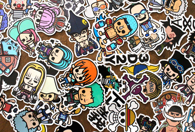 one piece mini sticker