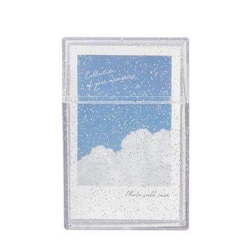 Glitter Photocard Case for Any Cards - Clear www.cutecrushco.com