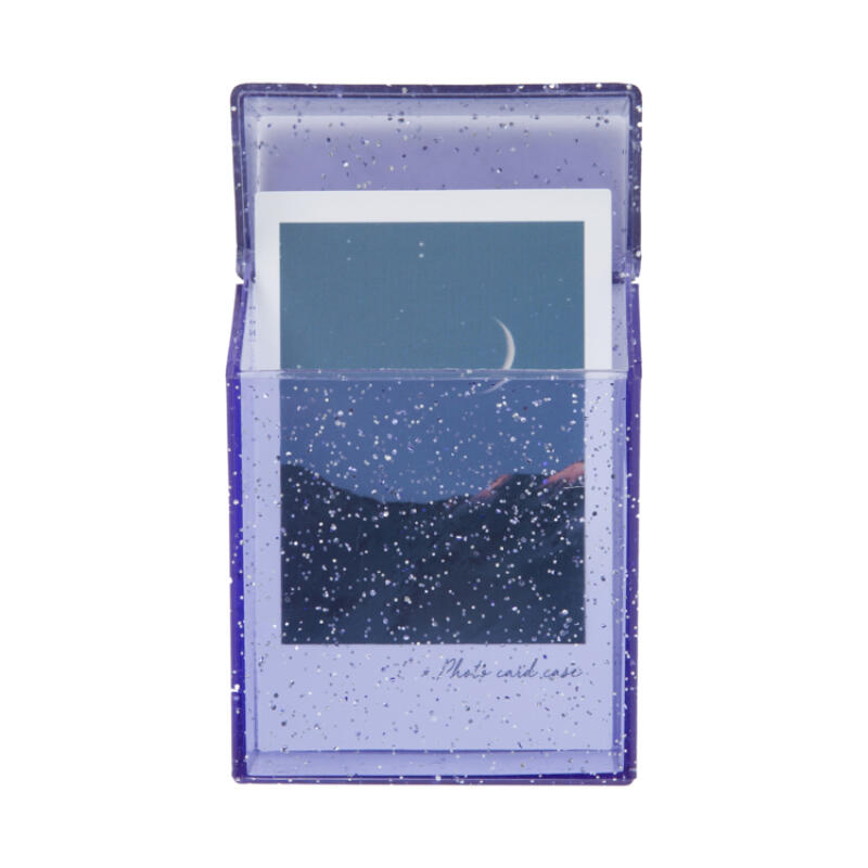 Glitter Photocard Case for Any Cards - Purple www.cutecrushco.com