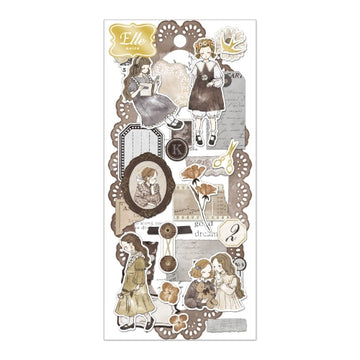 shiny brown stickers