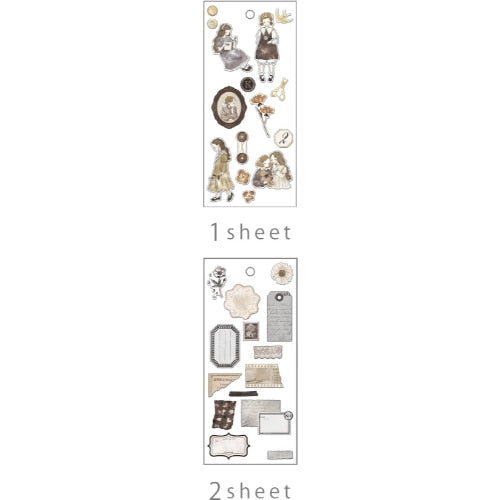 brown theme sticker