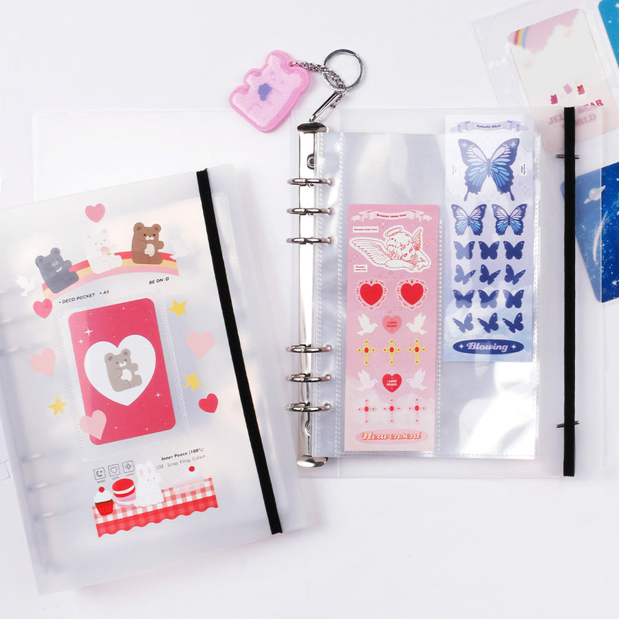 Be On D 6 Ring A5 Photo Card Binder + Pocket Set www.cutecrushco.com Be On D 6 Ring A5 Photo Card Binder + Pocket Set www.cutecrushco.com