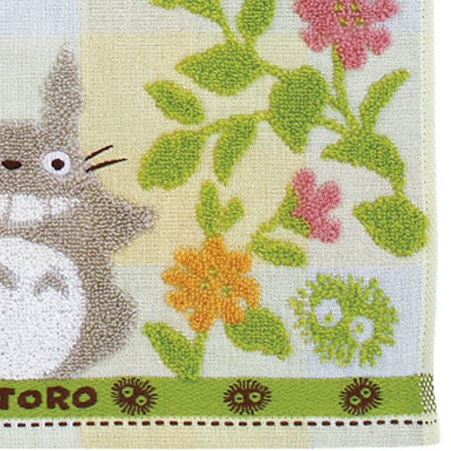 Studio Ghibli Towel Totoro Flower Garden - My Neighbor Totoro