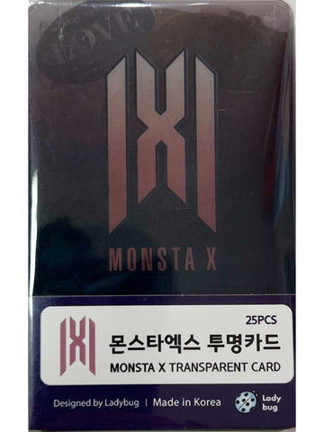 Kpop Transparent Photo Cards-MONSTA X JIHA
