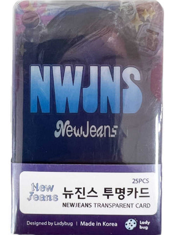 Kpop Transparent Photo Cards-New Jeans JIHA