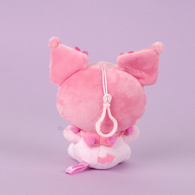 Sanrio Cherry Blossom Plush Keychain 13cm - Kuromi Cheonyu