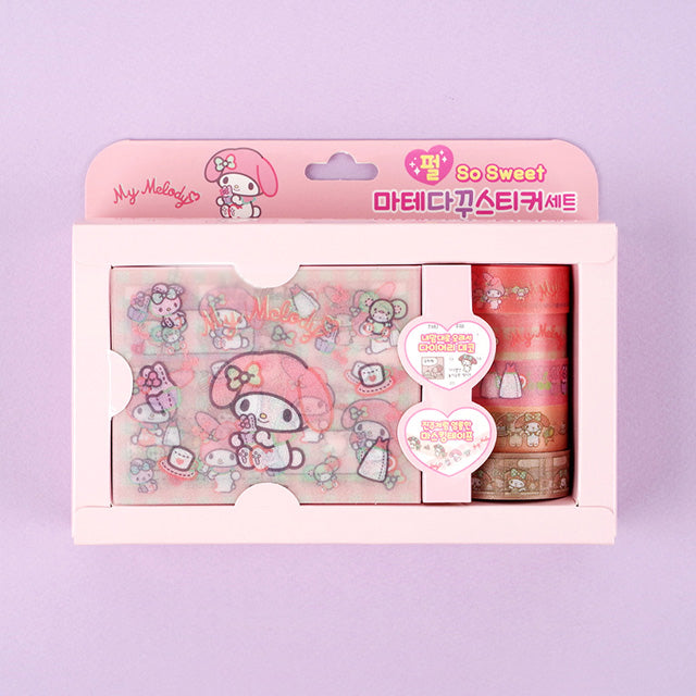 my melody washi tape & sticker set