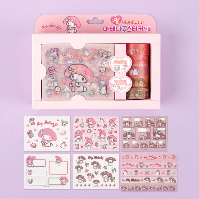 sticker sheets my melody organize