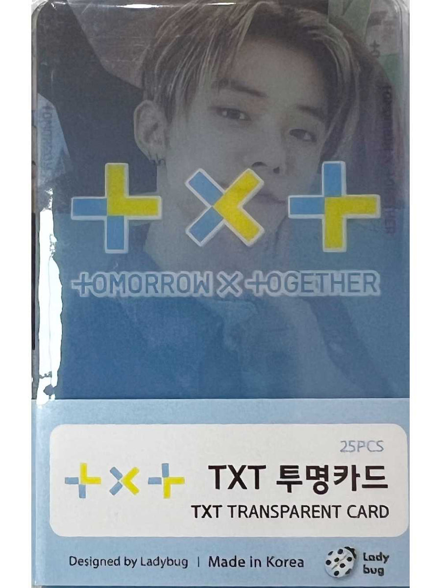 Kpop Transparent Photo Cards-TXT JIHA