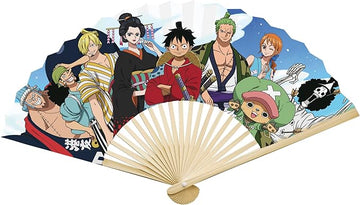 One Piece wood fan