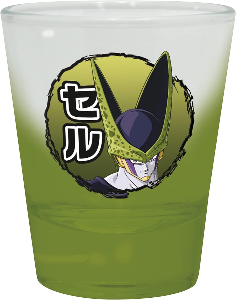 dragonballz cell shot glass