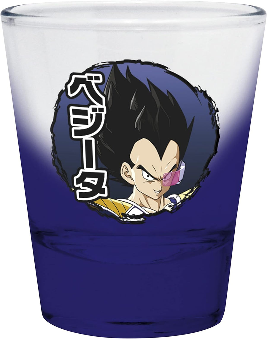 dragonballz vegeta shot glass