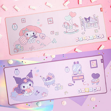 Sanrio Playtime Wide Desk Mouse Pad