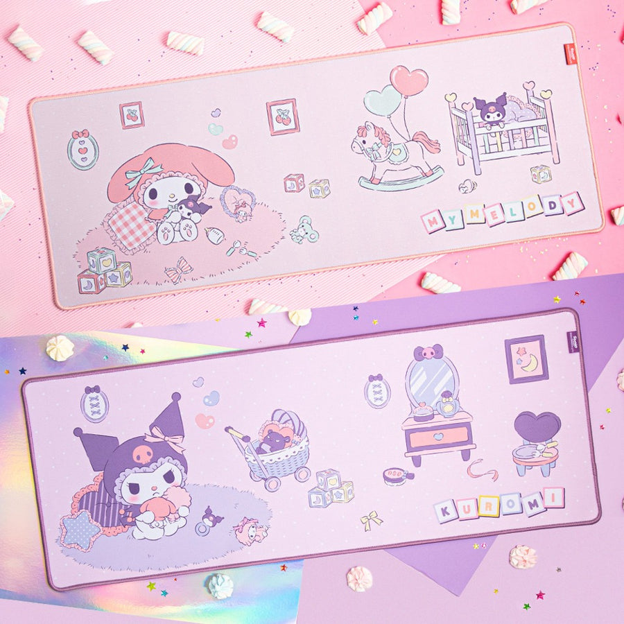 Sanrio Playtime Wide Desk Mouse Pad