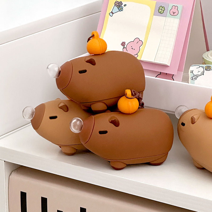 Capybara Balloon Keyring