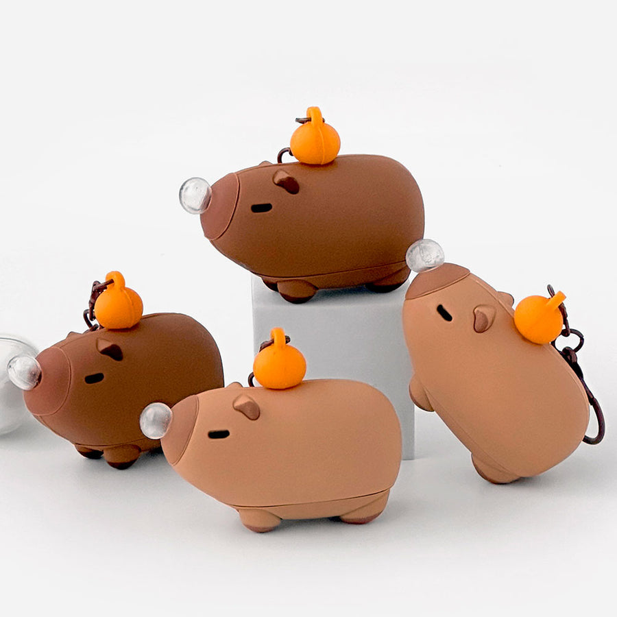 Capybara Balloon Keyring