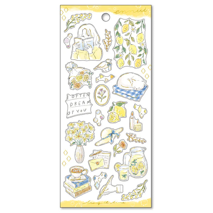 yellow sticker sheet