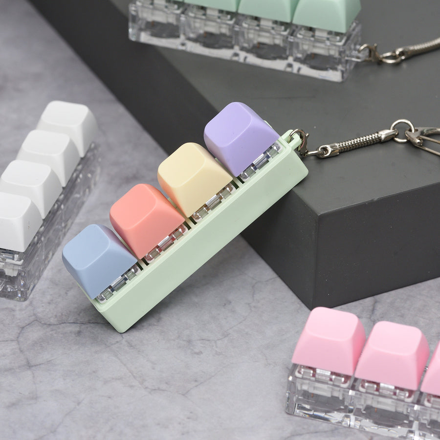 Pastel Sensory Keycap Keyring – www.cutecrushco.com