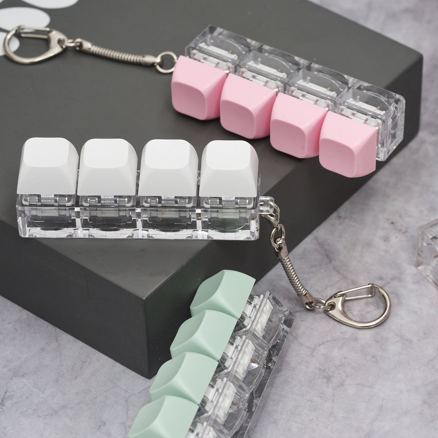 Pastel Sensory Keycap Keyring – www.cutecrushco.com