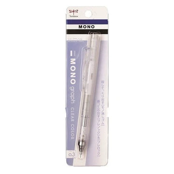 Clear tombow mechanical pencil 0.3