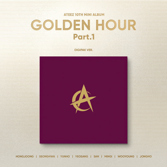 ATEEZ 1OTH MINI ALBUM 'GOLDEN HOUR : PART.1' (DIGIPACK)