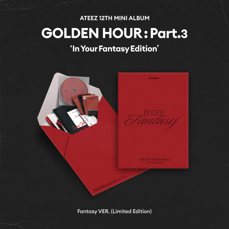 ATEEZ - 12TH MINI ALBUM [GOLDEN HOUR: PART.3] In Your Fantasy Edition (Limited)