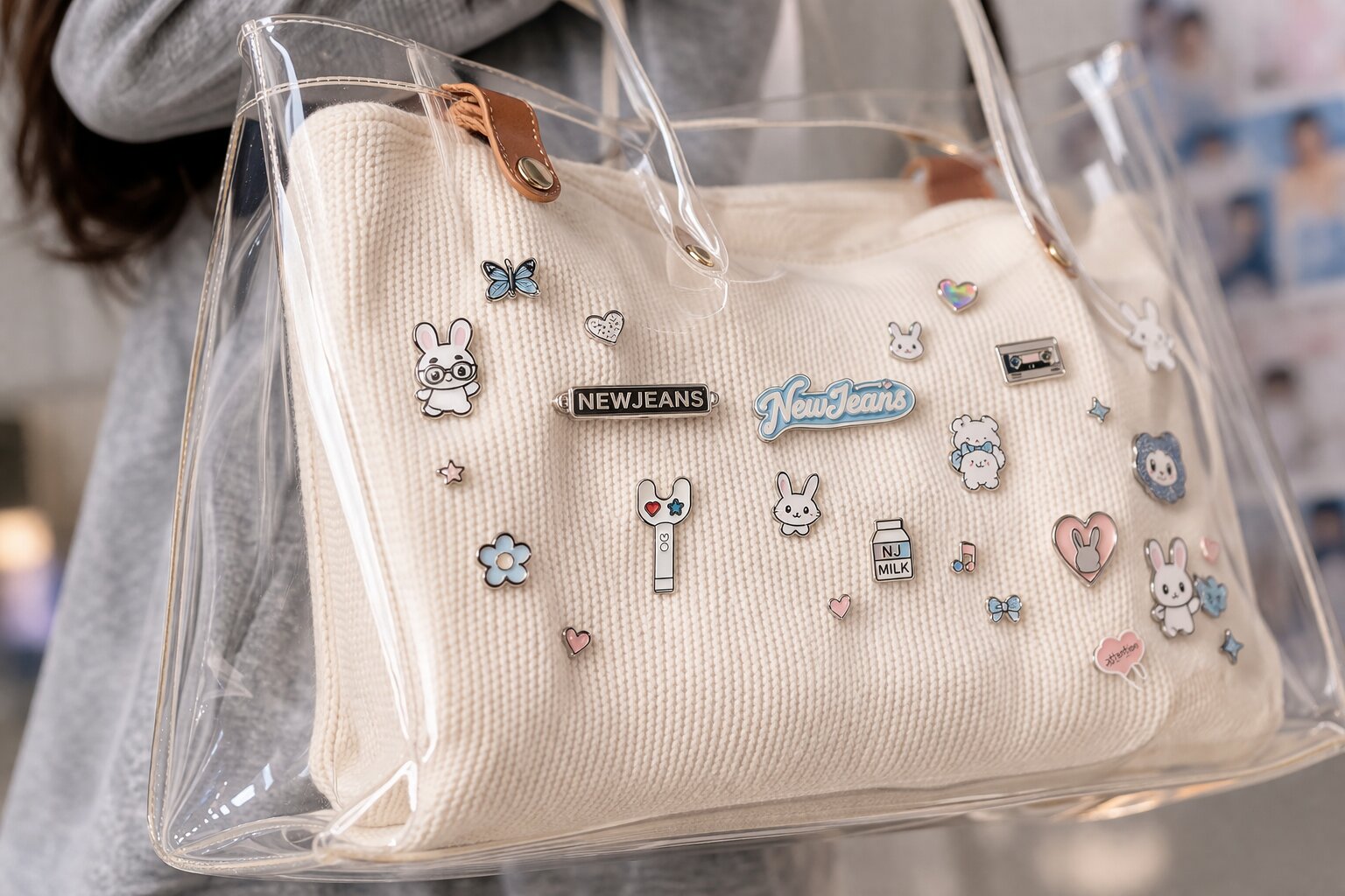 NEWJEANS Lightstick Enamel Pin Metal Badge – www.cutecrushco.com