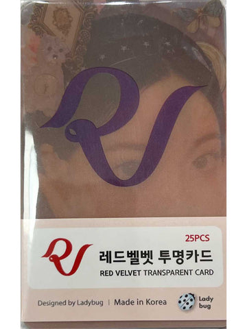 Kpop Transparent Photo Cards-RED VELVET JIHA